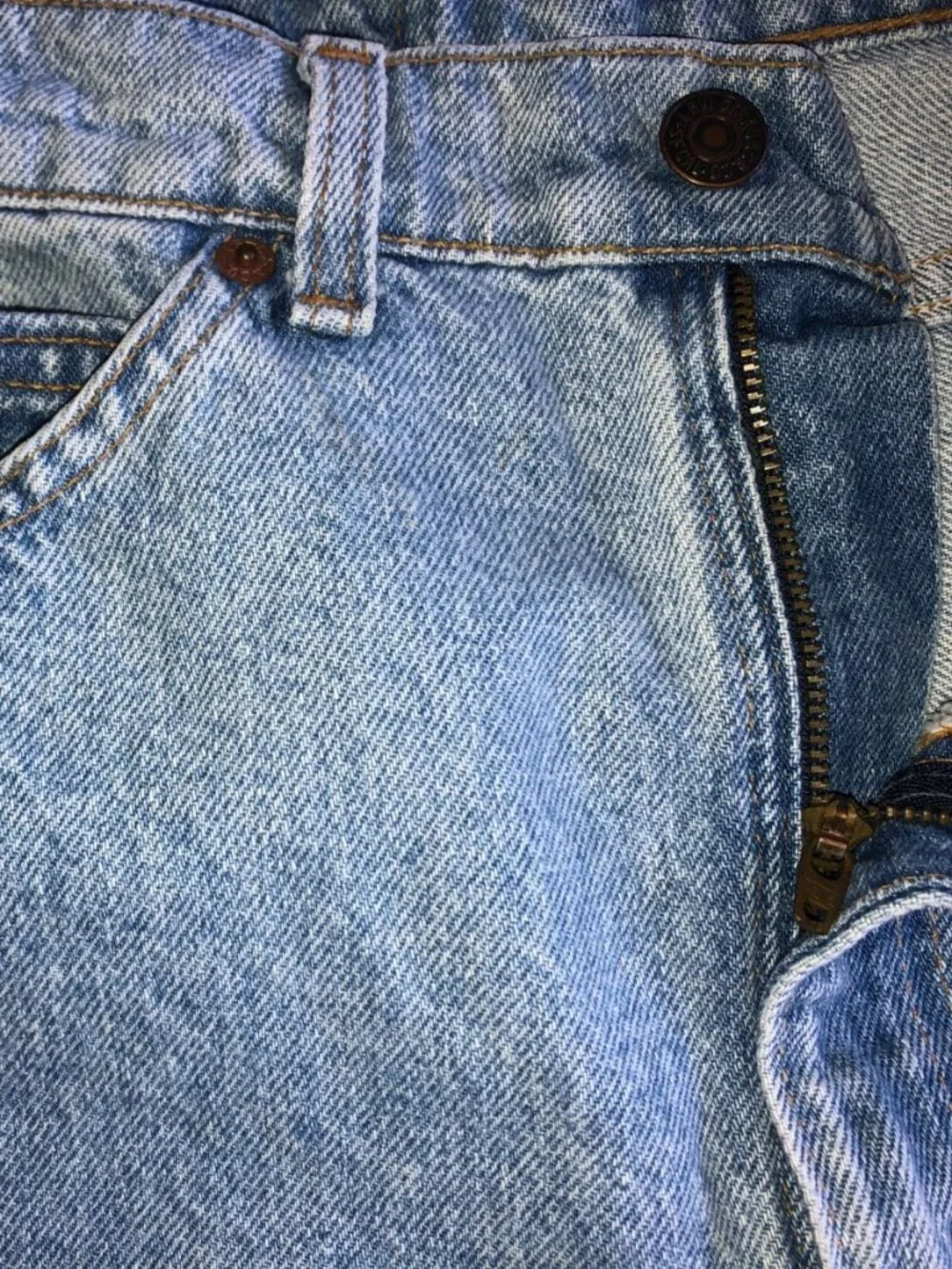 VTG Men Levis Blue Denim 505 Orange Tab Straight Leg USA 1992 32x32